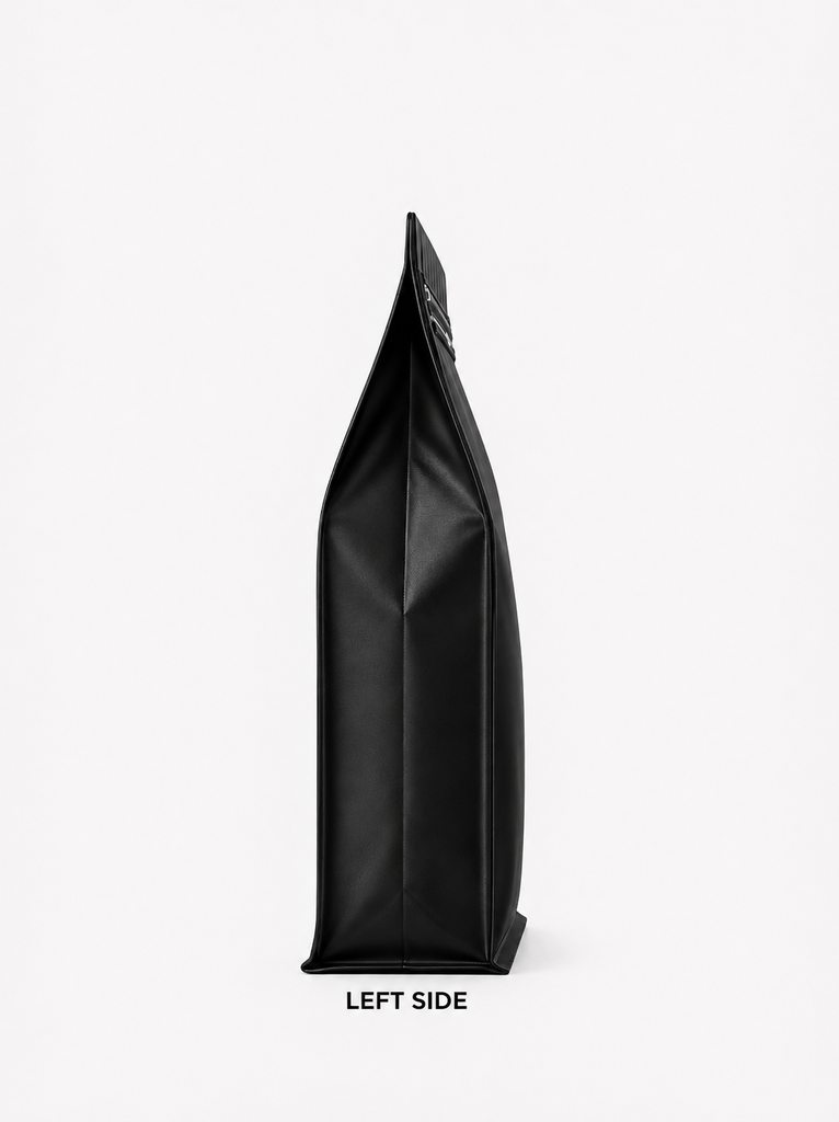 Left side of bag